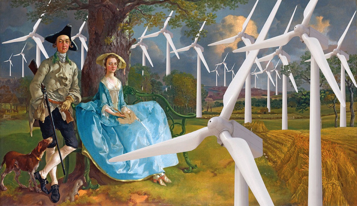 Mr & Mrs Andrews subsidy farm portrait